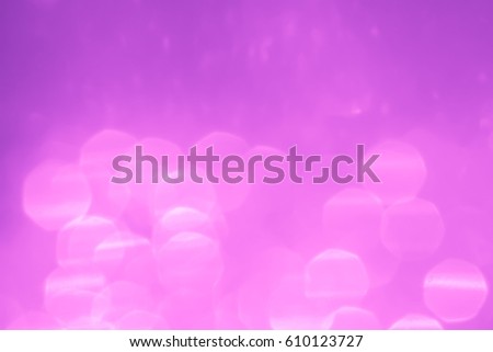 Magic Festive Pink or serenity background. Bokeh light and sparkles. Abstract glitter lights