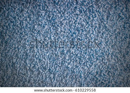 the image blue pile of the carpet background