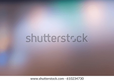 Blurred and defocused abstract background with soft multicolored bokeh, overlay concept
