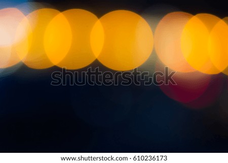 Blurred and defocused abstract background with soft multicolored bokeh circles, overlay concept