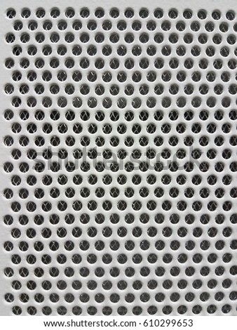 metal grate silver background