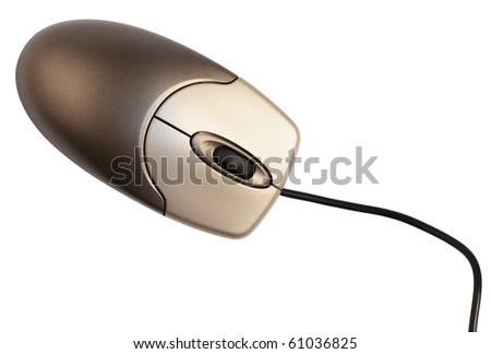 computer mouse,isolated on white with clipping path.
