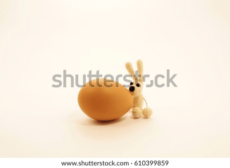 Rabbit and egg