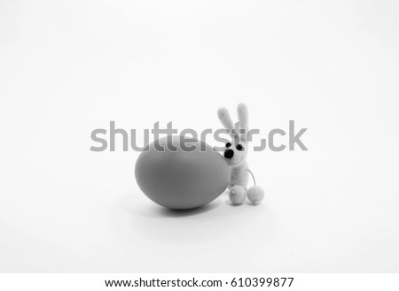 Rabbit and eggs