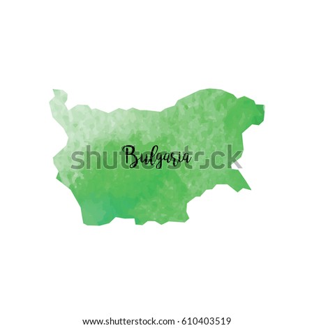 Abstract Bulgaria map