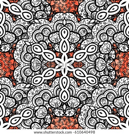 Doodle background in vector with doodles, flowers and paisley. Vector ethnic pattern can be used for wallpaper, pattern fills, coloring books and pages for kids and adults.