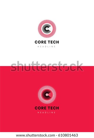 Core tech logo template.