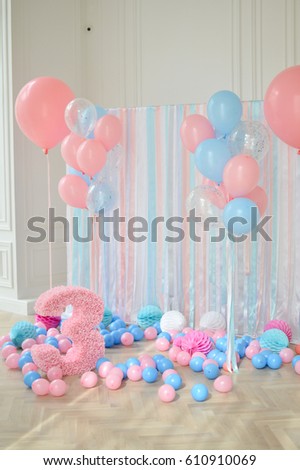 A lot of balloons.