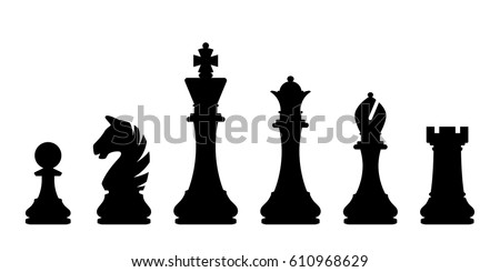 Chess pieces Royalty-Free Stock Photo #610968629