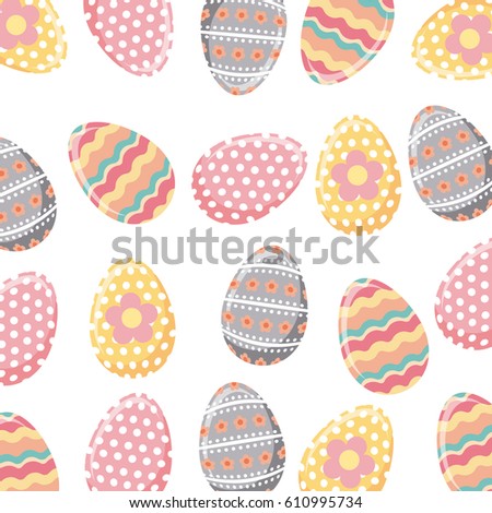 easter eggs background. happy easter concept. colorful design. vector illustration