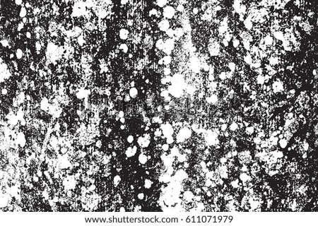 Distress urban used texture. Grunge rough dirty background. Brushed black paint cover. Overlay aged grainy messy template. Renovate wall frame grimy backdrop. Empty aging design element. EPS10 vector.