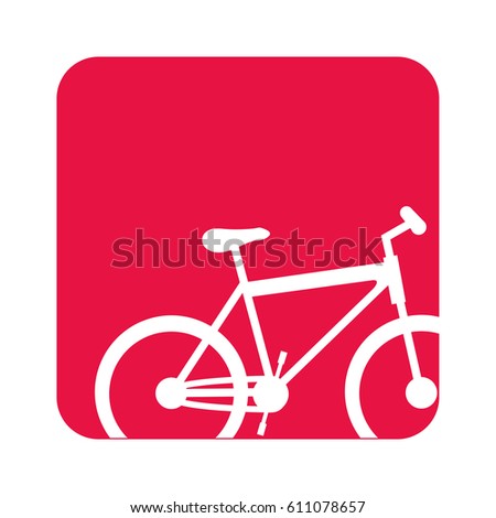 picture bicycle transportation image, vector illustration design