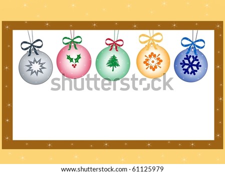 Holiday Ornament Text Box