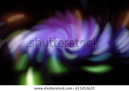 Bokeh, blur, background. Bright multicolored light. Light effects. Twisting