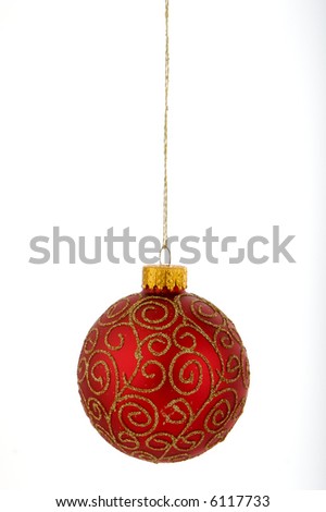 Christmas decorations red