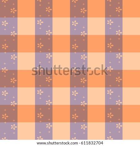 Seamless watercolor floral pattern. Vector background