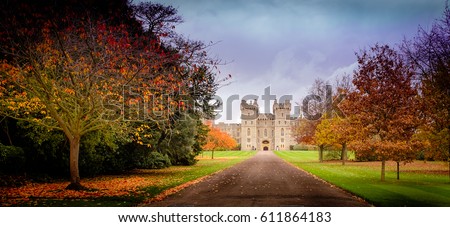 November fall castle
