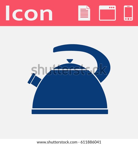 kitchen icon of kettle