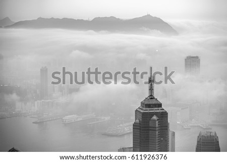 City in the clouds