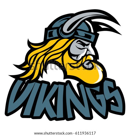 Viking icon, emblems, labels and logo