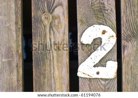 number on painted background, more in this number series