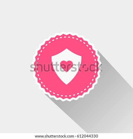 flat heart icon