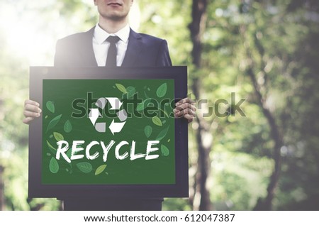 Recycle Nature World Icon Graphic