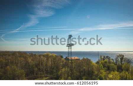 view from the fort  in the Gulf of Finland