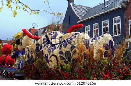 Beautiful Dutch flower parade