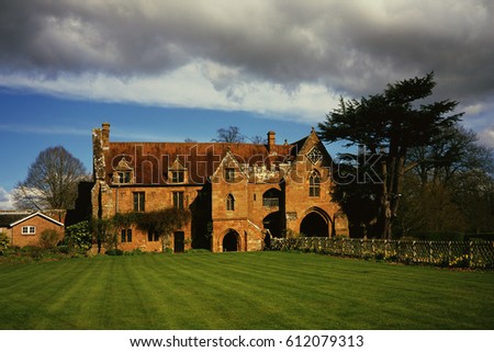 Stoneleigh Abbey stately home Warwickshire England UK.
Shot on film with 6 x 9 medium format camera. 
