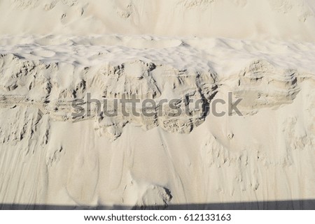 beautiful canyon with a sea of sand
