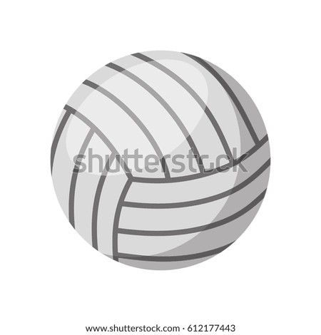 volleyball sport isolated icon vector illustration design