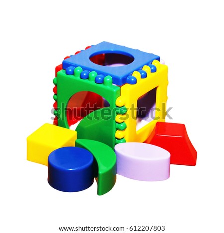 Multicolored toy for children's development