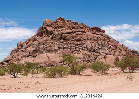 twyfelfontein is known for its more than 2,000 rock paintings and stone-age graffiti on the sandstone cliffs