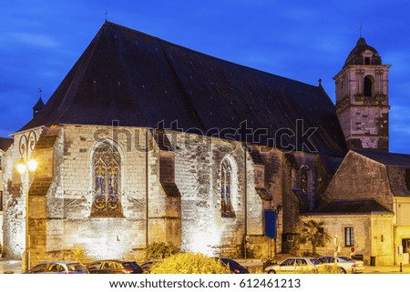 St. Florentin Church in Amboise. Amboise, Pays de la Loire, France