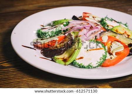 Delicious vegetable salads