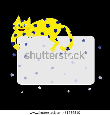 Yellow Flower Cat (eps8)