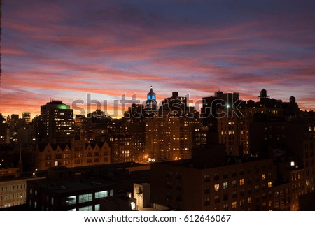 Red Sky over Manhattan