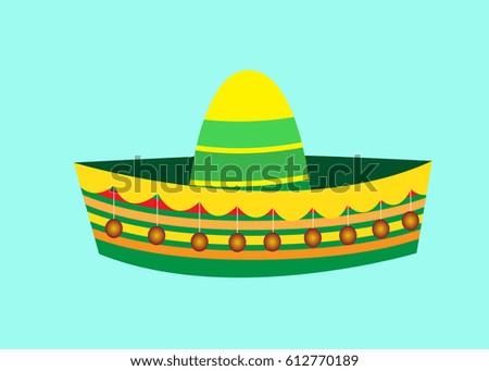 Sombrero mexican hat vector