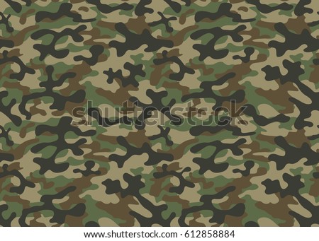 texture military camouflage repeats seamless army green hunting Royalty-Free Stock Photo #612858884
