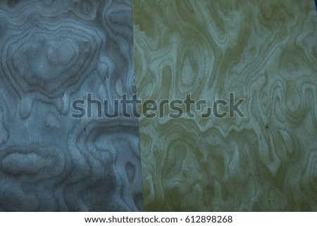 veneer wood dyeing material work colorful pattern lay out dark grey bright blossom block shine