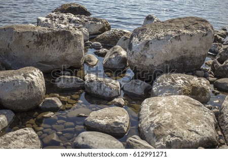 rocks with water