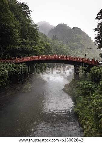 Shinkyo Bridge or Sacred Bridge is crossing the Daiya River belongs to the Futarasan Shrine. This beautiful and as one of the three most beautiful bridges in Japan and is a perfect gateway for Nikko.