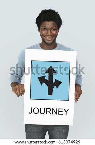 Roadsign Direction Graphic Icon Word 