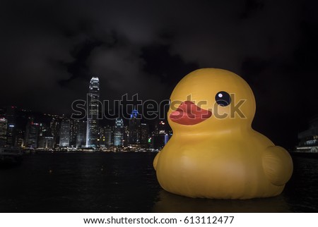 Rubber duck in HK.