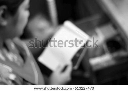 Blurred abstract background and can be illustration to article of people and notepad