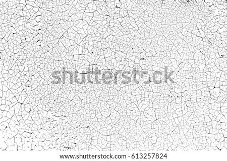 Fine cracks in the coating on the metal surface - grunge texture
 Royalty-Free Stock Photo #613257824