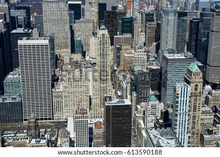 Manhattan, NYC skyline.