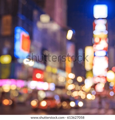 Conceptual photo of Times Square in New York city, USA.