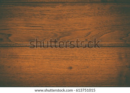 Closeup of grunge dark wood background. wooden texture.  in vintage with vignetting.